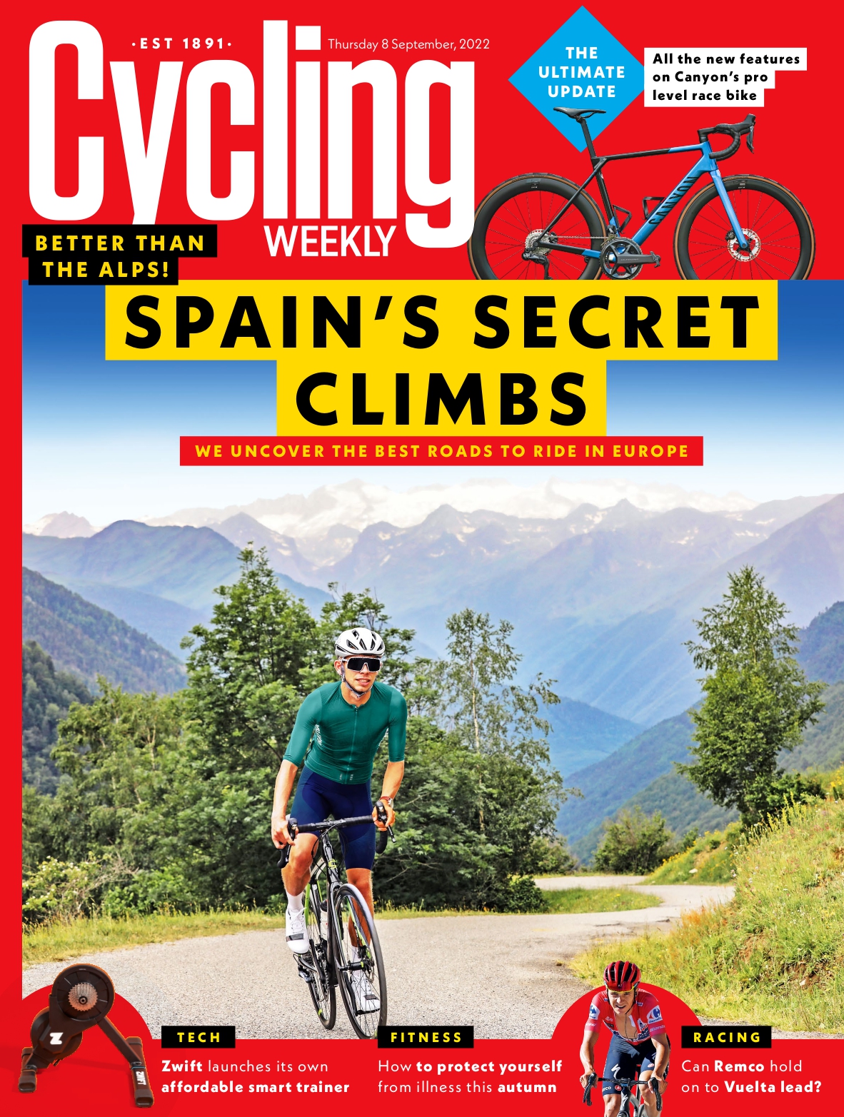 Reportage Photo pour le magazine Cycling Weekly dans le Val d'Aran